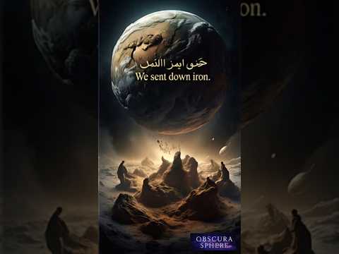 Qur’an Revealed the Origins of Iron – Before Science #QuranScience #IronFromSpace #DivineKnowledge