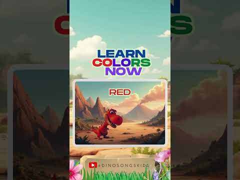 Learn colors with dinosaurs! 🦕