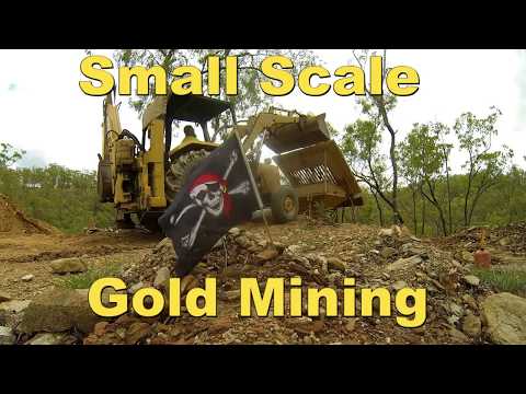 Small Scale Gold mining, Go hard, then Go home!