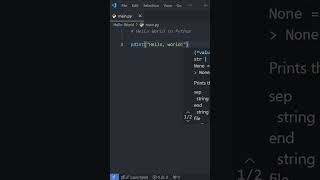 Python Basics: Your FIRST Program in Under a Minute! 🚀