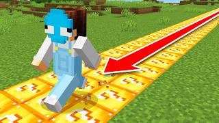 Minecraft, But Walking Spawns Lucky Blocks...