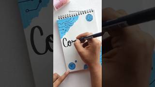 Easy front page idea 'Computer' #shorts #youtubeshorts #frontpage