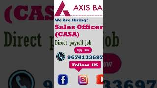 Axis Bank #axis #axis_bank #axisbankjobs   #axisbankbc #sales #viralreels #viralshorts #viralshort
