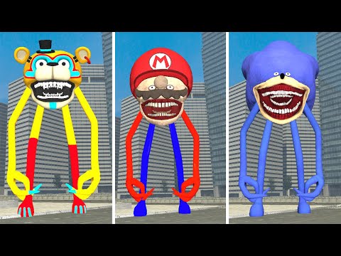 I Found Frerry Smiley's vs Mario Smiley's or Sonic Smiley's In GMOD