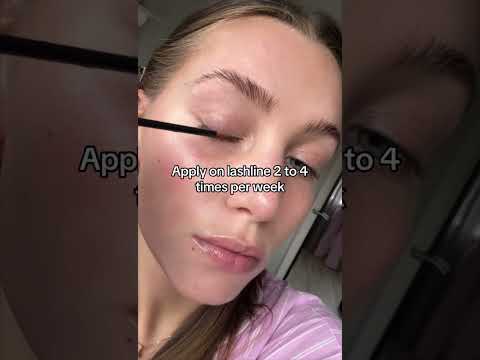 Before and after eyelash serum! Nanolash x LISA  #nanolash #lashserum #eyelashserum
