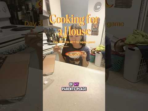 Day 39: This ain’t no squid game *miso squid* | COOKING FOR A HOUSE #cookingathome