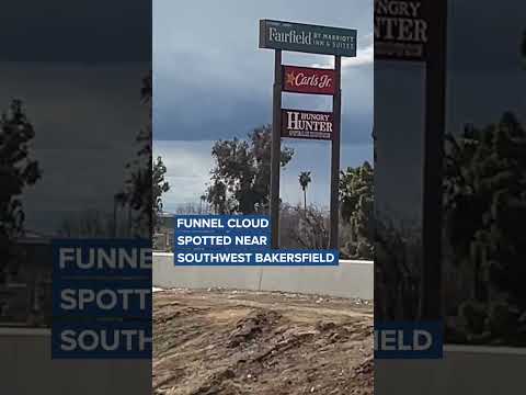 Funnel Cloud Spotted Near Southwest Bakersfield on Thursday  #bakersfield #california #kerncounty