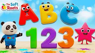 Preschool Learning activities for 3 year olds at home | Learn ABC Phonics Shapes Numbers Colors 🌈