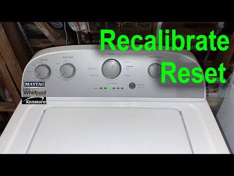 Whirlpool washer reset calibration