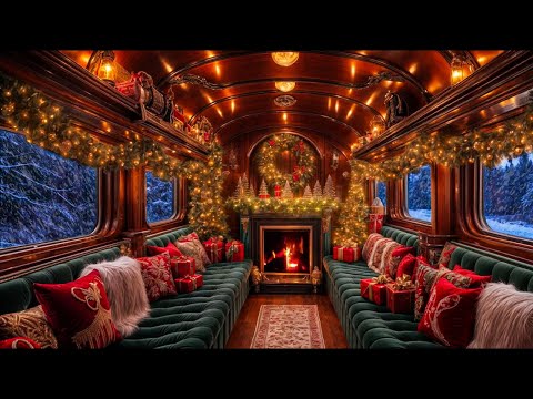 Overcome all the chaos and sleep deeply in the ambience on the winter train on Christmas Eve