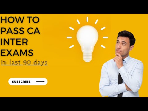 How to pass CA inter may 25 Exams? last 90 days😱! #caexams #discipline #consistency