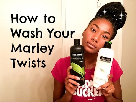 How to Wash Marley Twists, Braids, and Faux Locs | Easy!