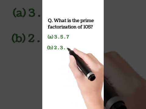 Prime Factorization of 105