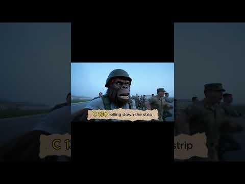 Gary the Gorilla in Basic Training, Bringing You Content From the Foxhole #shorts