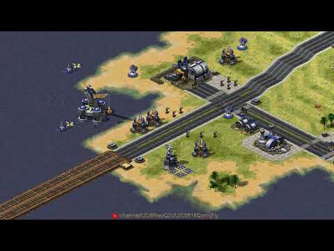 Operation 11 Fallout | Red Alert 2 Allied Mission Map Video Zoom