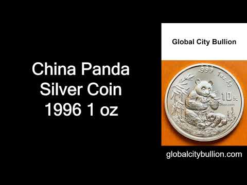 China Panda Silver Coin 1996 1 oz