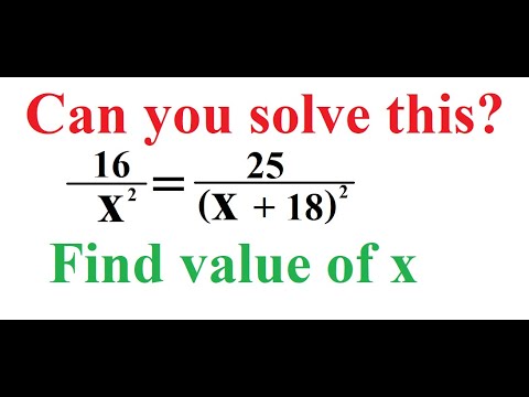 Nice Simple Algebraic Equation | You should be able to solve this #maths #algebraic