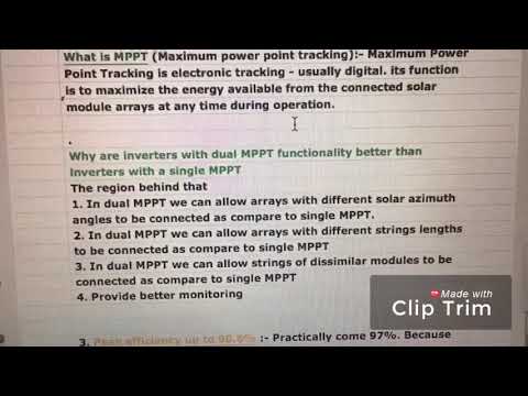 Selection of Solar Inverters