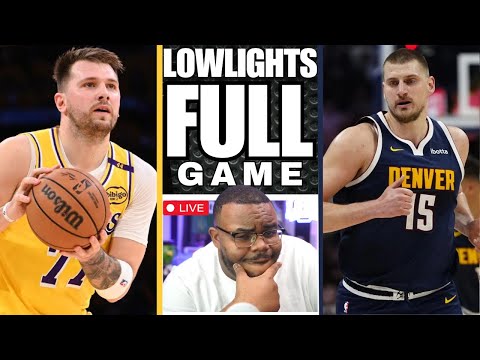 WATCHING THE LAKERS FALL APART WITHOUT LEBRON | Lakers vs Nuggets Watch Party