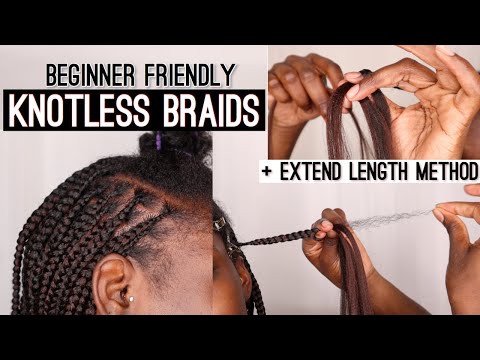 Beginner Friendly Knotless Braids Tutorial (START TO FINISH)
