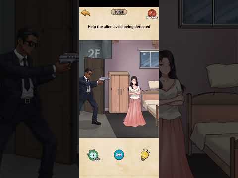 Help the alien being avoid detected  #braintestsolution #brainpuzzles #brainpuzzles #ytshorts