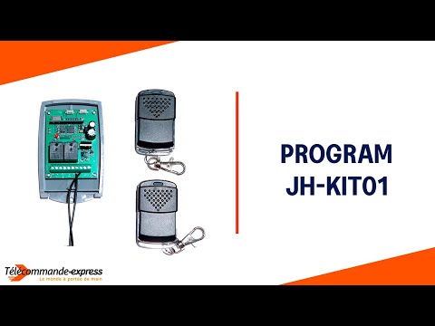 How to program or delete remote controls on the JH-KIT01 receiver