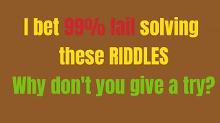 Easy & Basic Riddles but 99% will fail/ Learn with me 009/Ep 04/ Fun Riddles