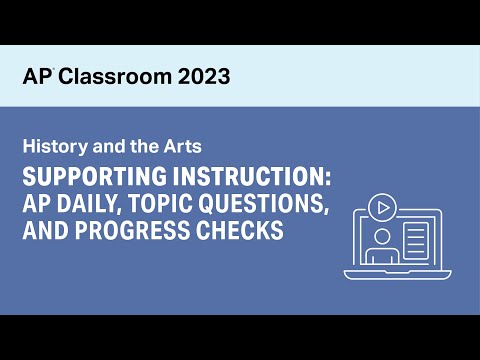 Supporting Instruction for History & the Arts