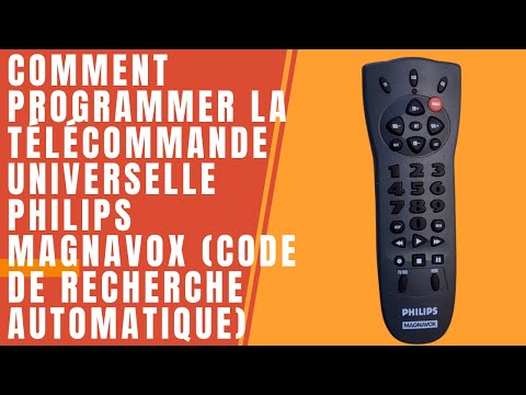 Comment programmer la télécommande universelle Philips Magnavox (code de recherche automatique)