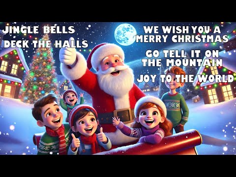 Top 5 Christmas Carols for Kids | Jingle Bells | Deck The Halls | Joy To The World
