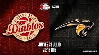 DIABLOS ROJOS DEL MÉXICO BASQUÉTBOL VS PANTERAS DE AGUASCALIENTES