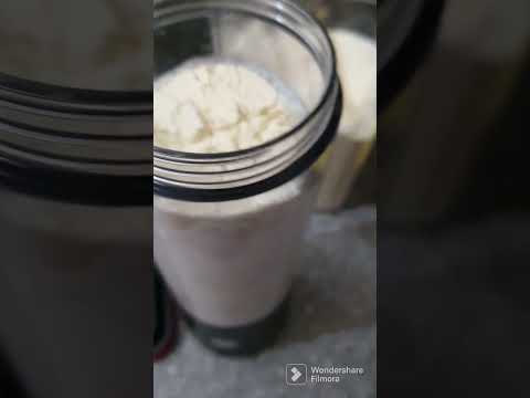 My Pre Workout Banana Protein Smoothie.