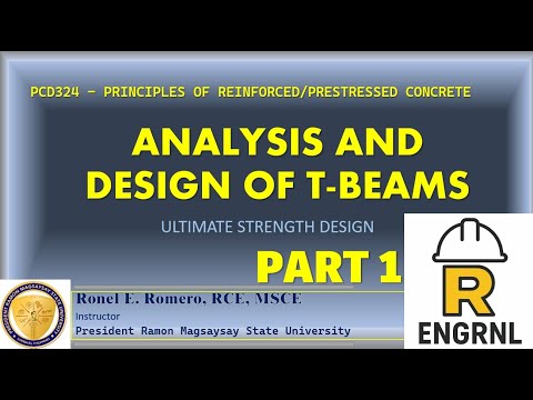 (1/2) Analysis and Design of T-Beams (Taglish)