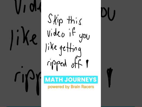 You’ll find this video very “interesting” 😁✨ #easylearning #matheducation #mathsmart #savingmoney