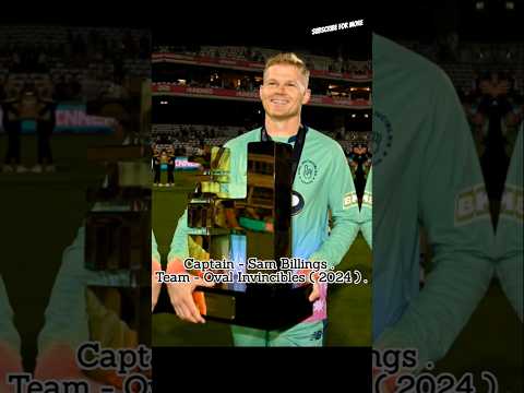 Champions Team Of THE HUNDRED 🏆 #shorts #viralvideo #youtubeshorts #trending #subscribe #cricket  .