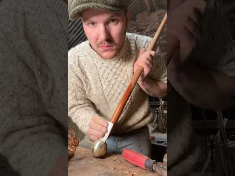 Cane Making my Good Sir #ireland #woodwork #mahogany #brass #recycled #posh