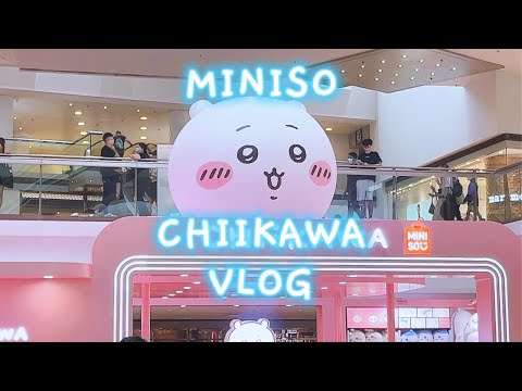 CHIIKAWA x MINISO Pop-up Store Tour! Kawaii Shop Tour Vlog