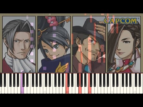 【ピアノ】Pursuit ~ Wanting to Find the Truth [逆転検事2]『piano synthesia』