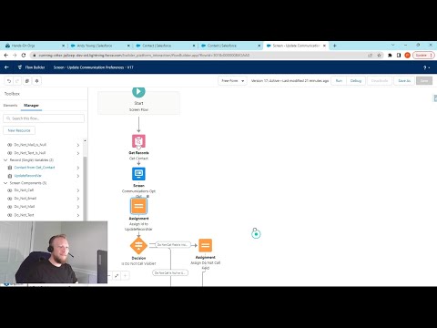 How To Build a Salesforce Flow: Salesforce Contact Opt Out Screen Flow