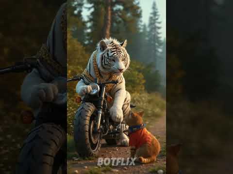 🔥Cat Fires a Cannon, Wakes Giant Angry Hen, Then Lion Rides In | Funny Animal War Short