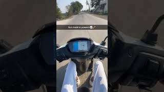 Tvs IQube top speed test 😮 ⚡️ #tvshow #iqube #electric