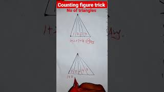 maths #counting figure trick #no of triangles #trickymath #youtubeshorts