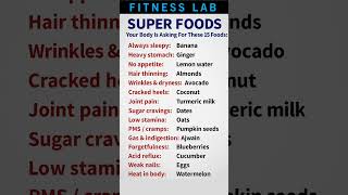 SUPER FOODS : FIT BODY