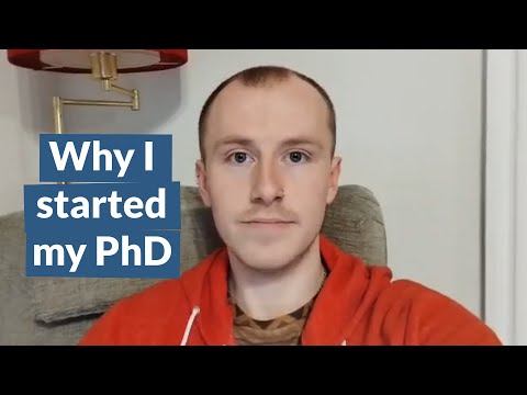 Why did you want to do a PhD? - #PhDThoughts with Christian Harrison