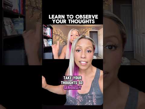 Observe your thoughts or they will control your entire life #overthinkers #powerofthemind