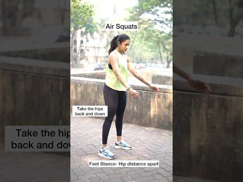 How to do squats #squats #fitness