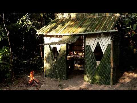 Building The Most Incredible Bamboo House in The Deep Jungle By Ancient Decoration