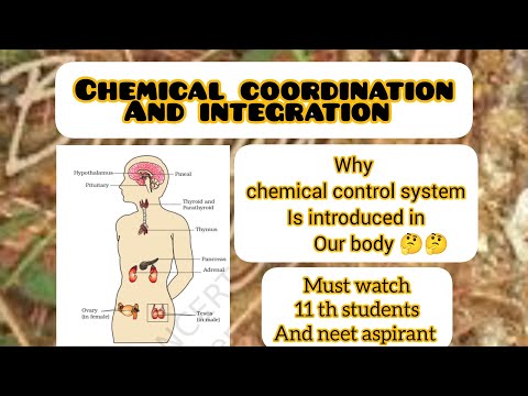 chemical coordination and integration . introduction to hormones and endocrine system