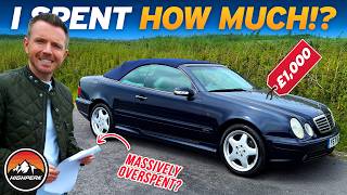 I’VE MASSIVELY OVERSPENT Fixing My £1,000 Mercedes CLK!