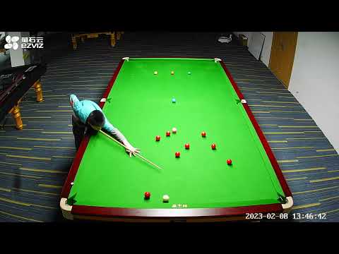 My 14 year student Zhou Jinhao making a 147 during training